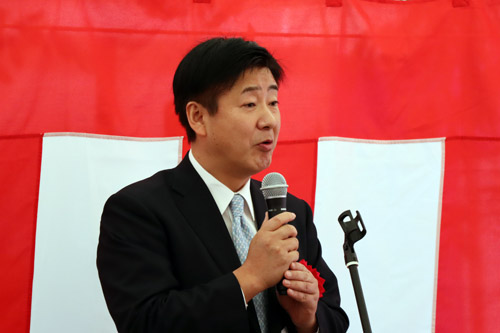 「長門湯本温泉の再生はこれからがスタートとなるが、行政としてもしっかりと支援をしていきたい」と江原市長