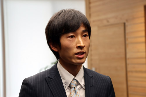 一ノ枝隊員は「今後もながとトレイルを中心に関係人口として長門市に関わっていきたいです」とあいさつ