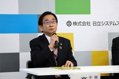 「地方創生を支援し、持続可能な社会の実現に向けて貢献していきたい」と高津次朗中国支社長