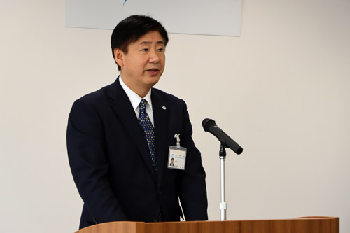 「今までの経験を活かして地域社会で活躍してください」と江原市長