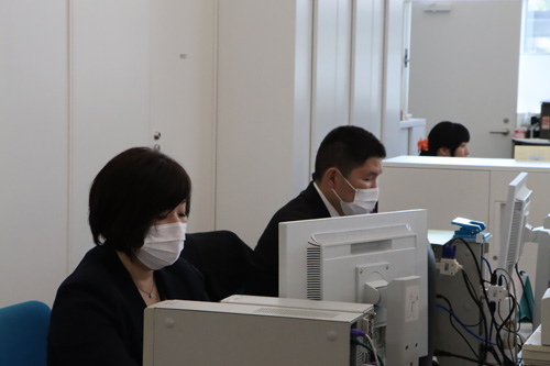 長門市役所には週１回来庁