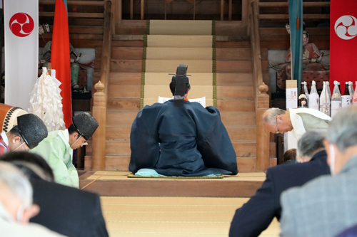 三隅八幡宮で春季大祭が行われた