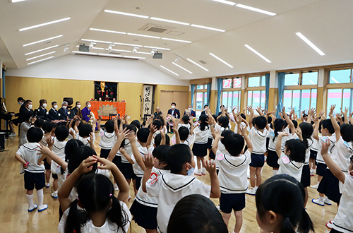 あおい幼稚園新園舎竣工式 - 長門の話題 - 長門市ホームページ