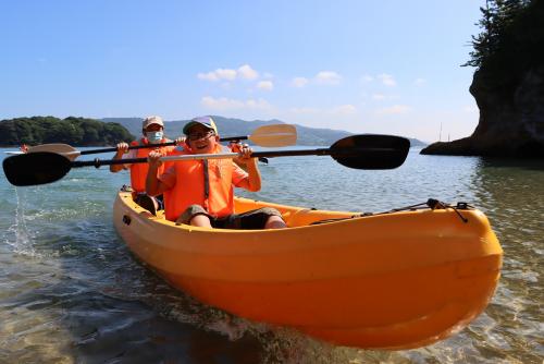 地元の海を楽しむ