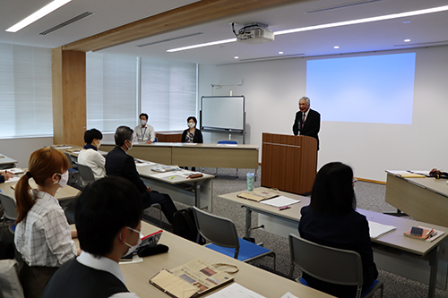 「おもてなし力を普及し、啓蒙していき、長門市を盛り上げていきましょう」と大谷峰一会長