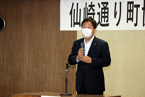 「観光と暮らしが両立する賑わいのある仙崎になっていくことを期待」と江原市長