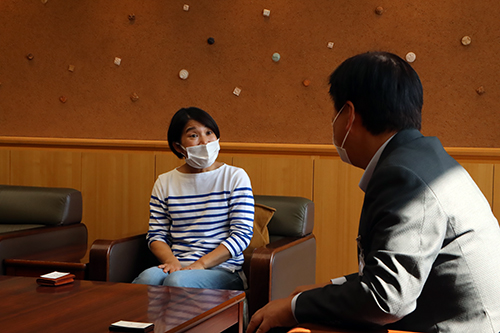 地方の食材や食文化をアピールしていきたいと話す志麻さん