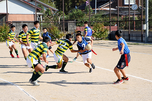 昨年小学校山口県大会で２位、中国大会で３位になった中学１年生も参加した