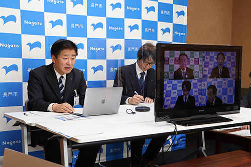 協議会設立に向けた３市長の合同会議