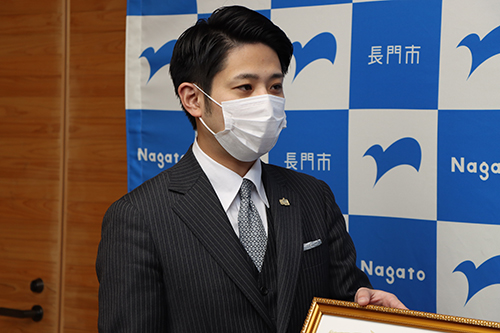 「グランプリ受賞を原点としてこれからも新しい取組にチャレンジしていきたい」と話す岡藤さん