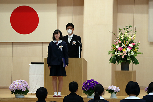 将来の夢や決意を発表