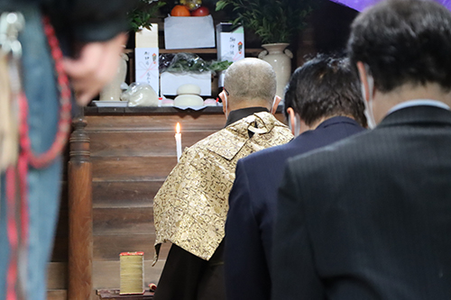 長門湯本温泉の発展を祈願して行われた神事