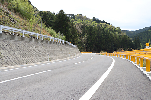 全長2.0kmの新しく整備された車道