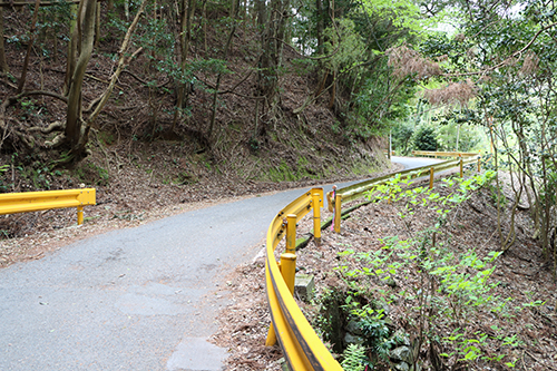 狭く急なカーブが連続していた旧道だが、バイパスの開通により3分の短縮が可能に