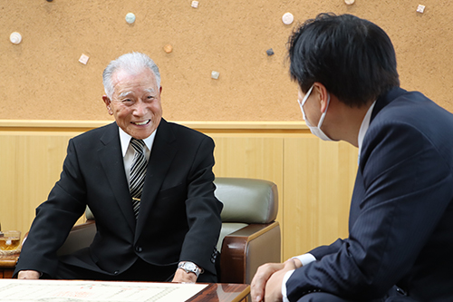 旭日單光章（高齢者叙勲）を受章した田村勝さん