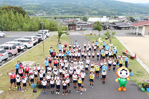 最後は人KENまもる君と一緒に記念撮影