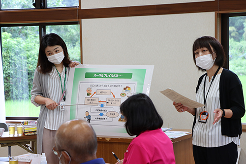 オーラルフレイル（口を介して起こる体の衰え）を予防するための講座