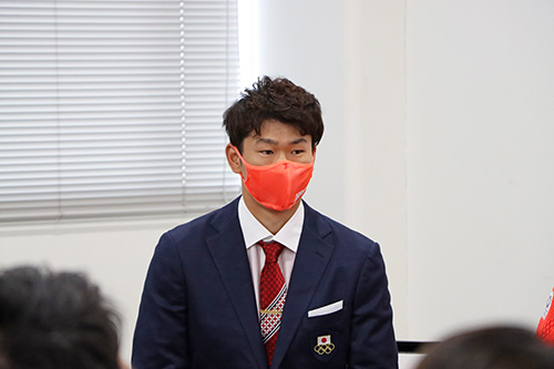 「今大会は悔しい結果となったが、今後もチャレンジし続けたい」と話す足立選手
