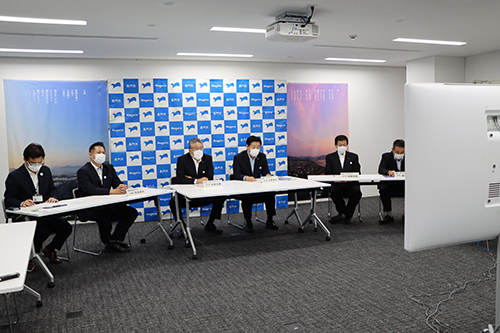 オンラインで行われた要望活動