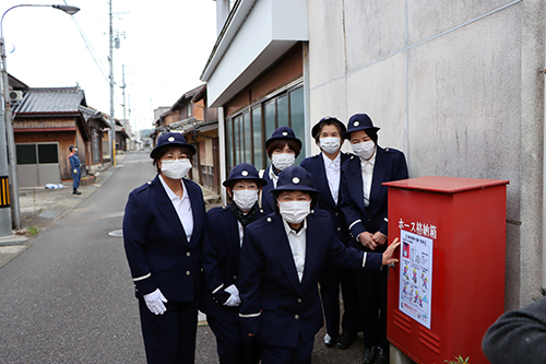 日置婦人防火クラブは長門に残る唯一の婦人防火クラブ