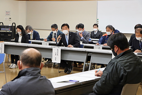 日置地区の地域課題について話し合われた