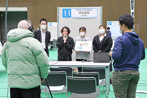 ガイダンス開始前に撮影された1分間の企業紹介動画は後日公開予定