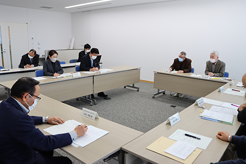 長門地区のミーティングは市役所で開催された