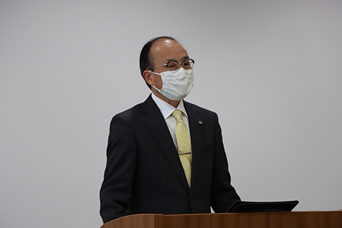 伊藤教育長からのあいさつ、退職される教職員に感謝を