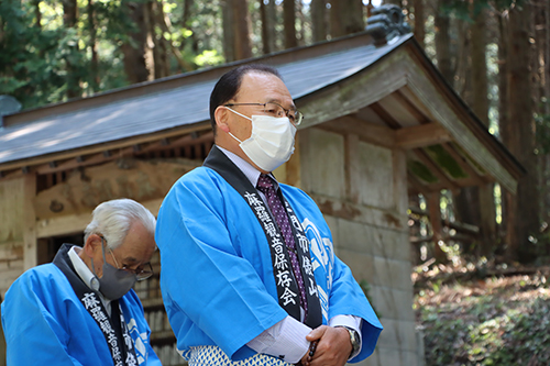 地元自治会の三浦さん「これからもこの行事は続けていきたい」