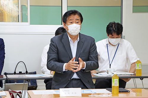 「普段感じている思いをぜひ聞かせてほしい」と江原市長