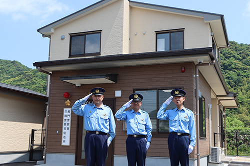 ５月末に竣工・新築移転した三隅警察官駐在所