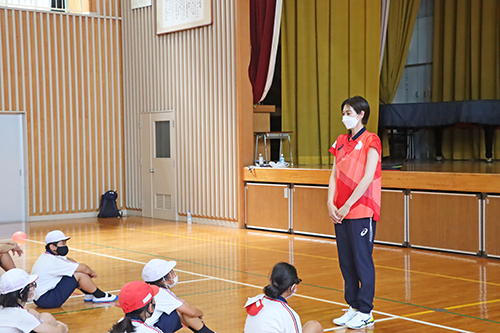 最後に奥村さんから子どもたちにメッセージが贈られた