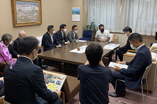 財務省主計局長へ要望