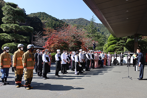 訓練で学んだことは今後の火災予防の体制強化に活かされていく