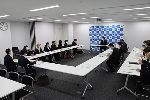 生活協同組合コープやまぐちと江原市長との行政懇談会が開催