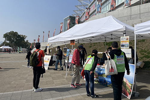3月11日（土曜日）、維新みらいふスタジアム（山口市）で、レノファ山口のホームゲームにあわせ、長門市ホームタウンデーが開催