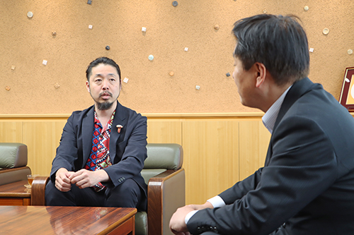 「歴史を大切にしながら、新しいものを取り入れることで賑わいを創出したい」と意気込みを話した
