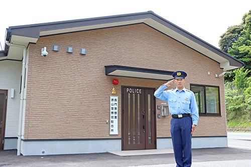 3月末に完成・開所した俵山警察官駐在所