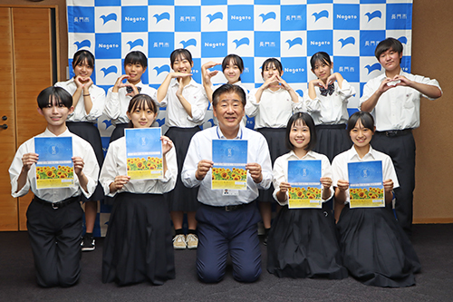 大津STEAMプロジェクトが「夏会」をPRしに市長と教育長を訪問