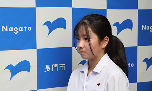 全国大会への出場を決めた小田祐夕さん