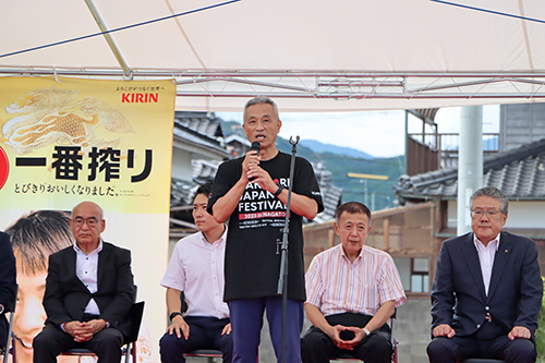 大会実行委員長・末永明典さんが開会宣言