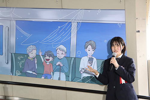 三浦瑞季さん（大津緑洋高校3年）がデザインを担当