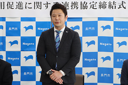 株式会社Be win代表取締役・河村勝就さんがあいさつ
