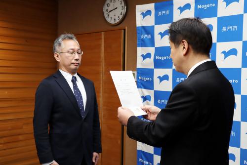 長門市観光コンベンション協会へ派遣となった市川裕之さん