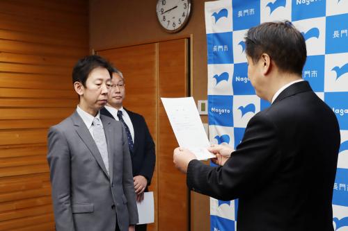 アグリながとへ派遣となった高橋靖人さん