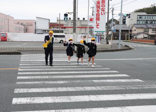 今日から令和6年春の全国交通安全運動が始まった