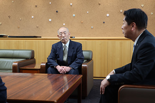 機関士や議員として活動されたこれまでについて話しました