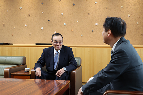 市長経験当時のことを語りました