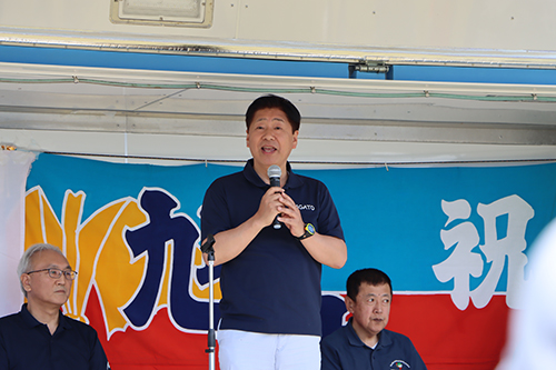 開会式では山口県副知事と長門市長があいさつを行いました