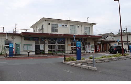 長門市駅から人丸駅間で再開しました